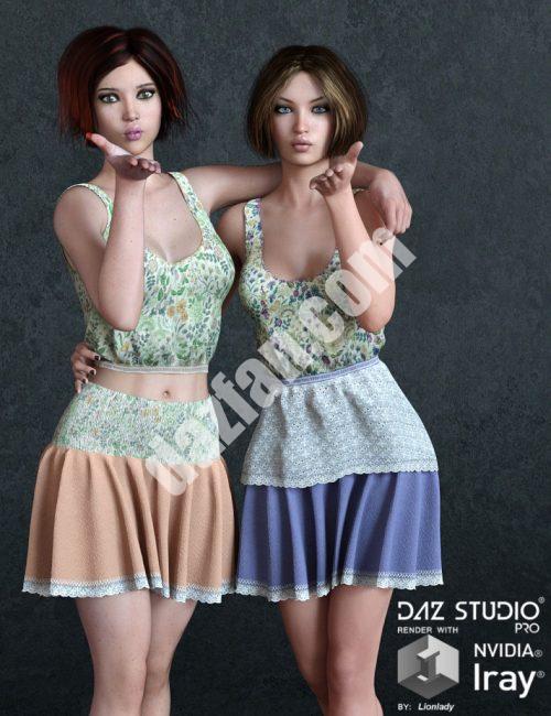 [daz服装] G3F的甜蜜夏日花开-DAZ爱好者