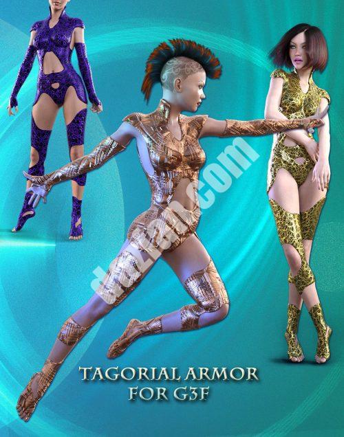 [daz服装] 创世纪3女性的塔戈式盔甲-DAZ爱好者