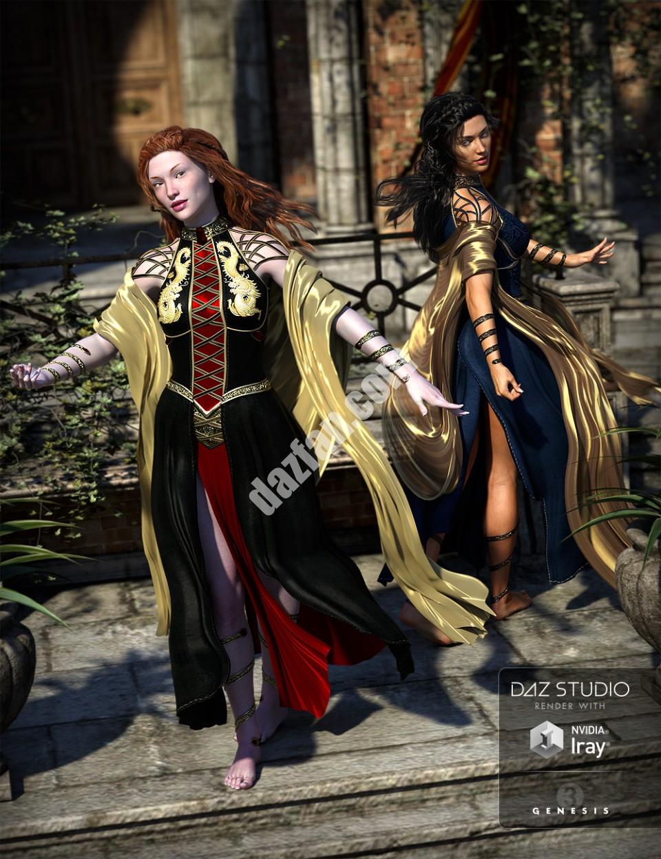 [daz服装] 《创世纪3》女性的Tyto合奏-DAZ爱好者