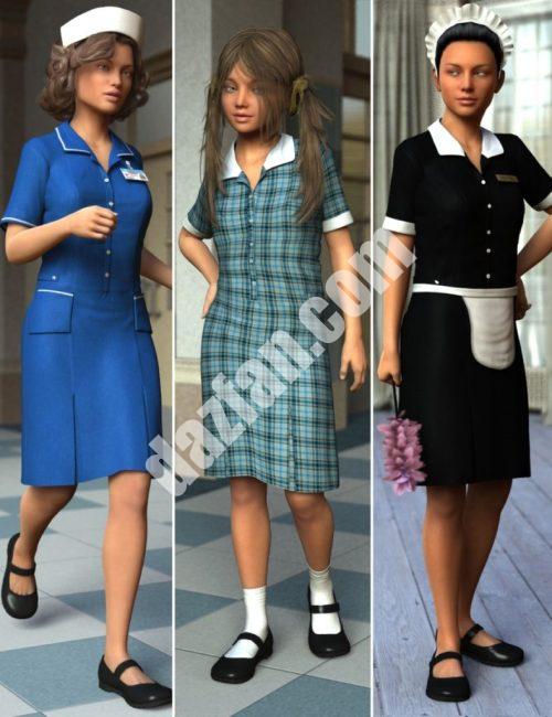 [daz服装] 创世纪第三章女性的制服-DAZ爱好者
