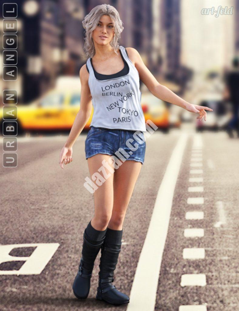 [daz服装] 创世纪3中的城市天使-DAZ爱好者