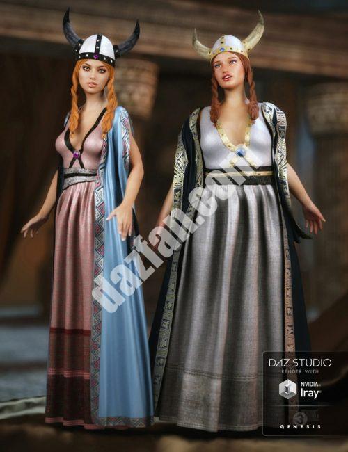 [daz服装] 维京歌剧演唱者肌理-DAZ爱好者