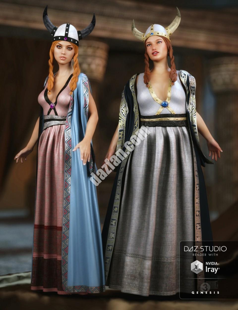 [daz服装] 维京歌剧演唱者肌理-DAZ爱好者