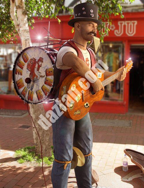 [daz服装] 《创世纪3》单人乐队-DAZ爱好者