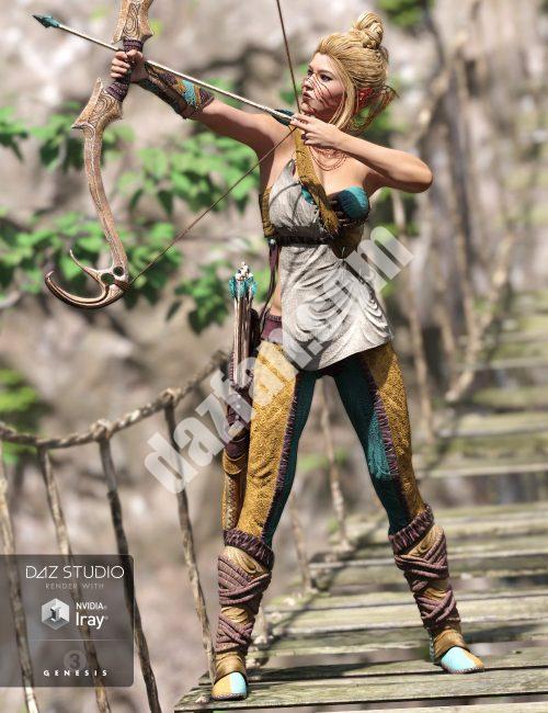 [daz服装] 创世纪3女性版龙幕-DAZ爱好者