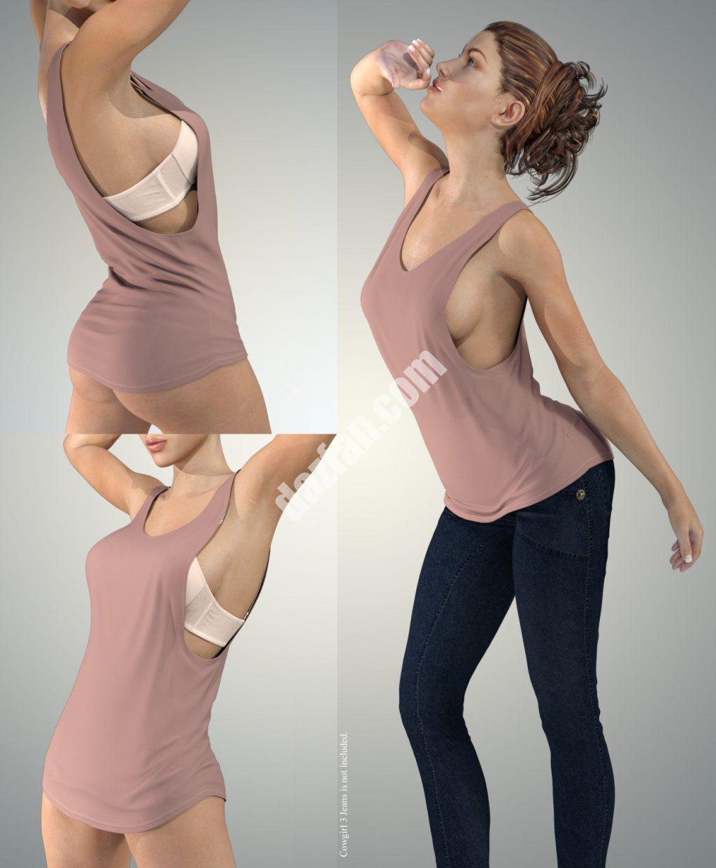 [daz服装] Hongyu的背心V7G3f-DAZ爱好者