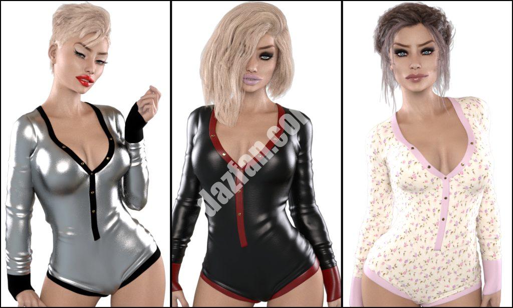 [daz服装] 莎罗娜连身裤G3F – LUST-DAZ爱好者