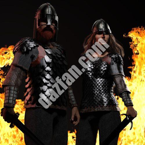 [daz服装] 黑暗时代鳞甲-DAZ爱好者