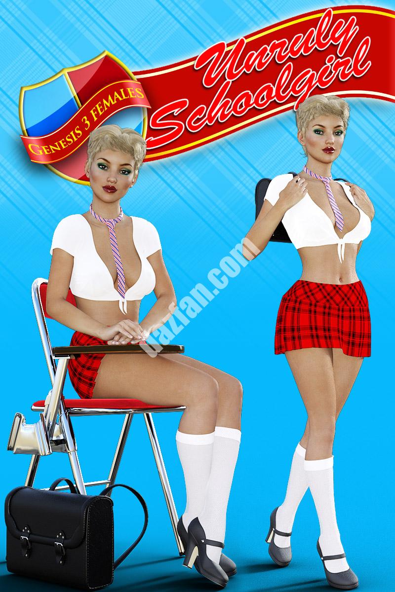 [daz服装] 不羁女学生G3F-DAZ爱好者