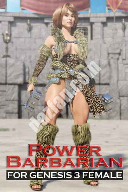[daz服装] G3F的力量野蛮人-DAZ爱好者