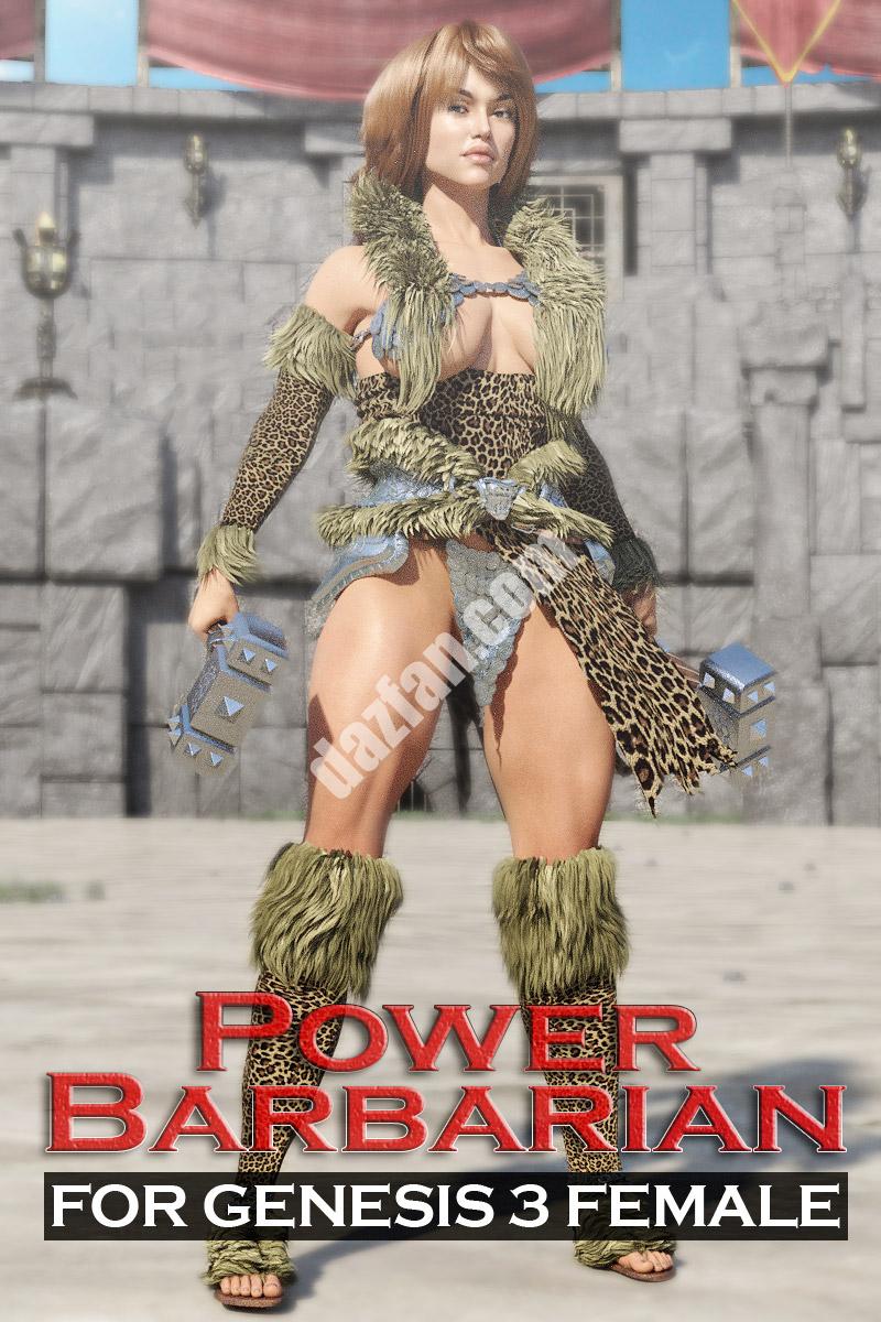[daz服装] G3F的力量野蛮人-DAZ爱好者