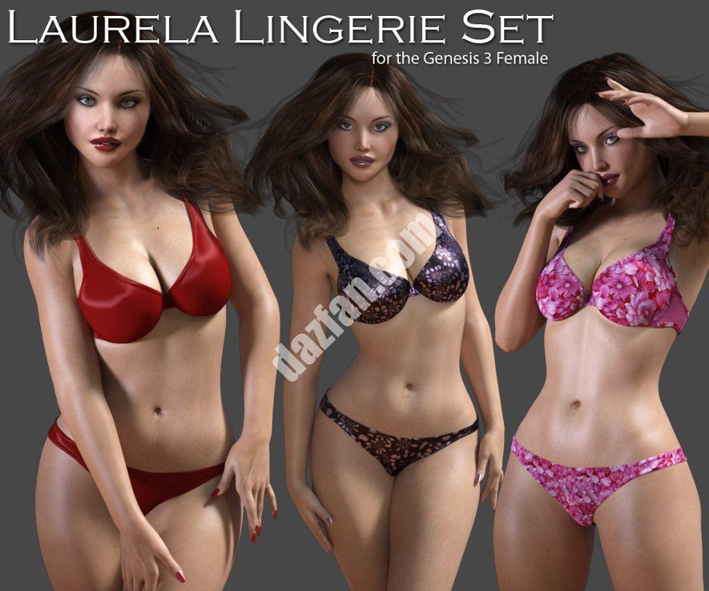 [daz服装] 劳蕾拉内衣集创世纪3-DAZ爱好者