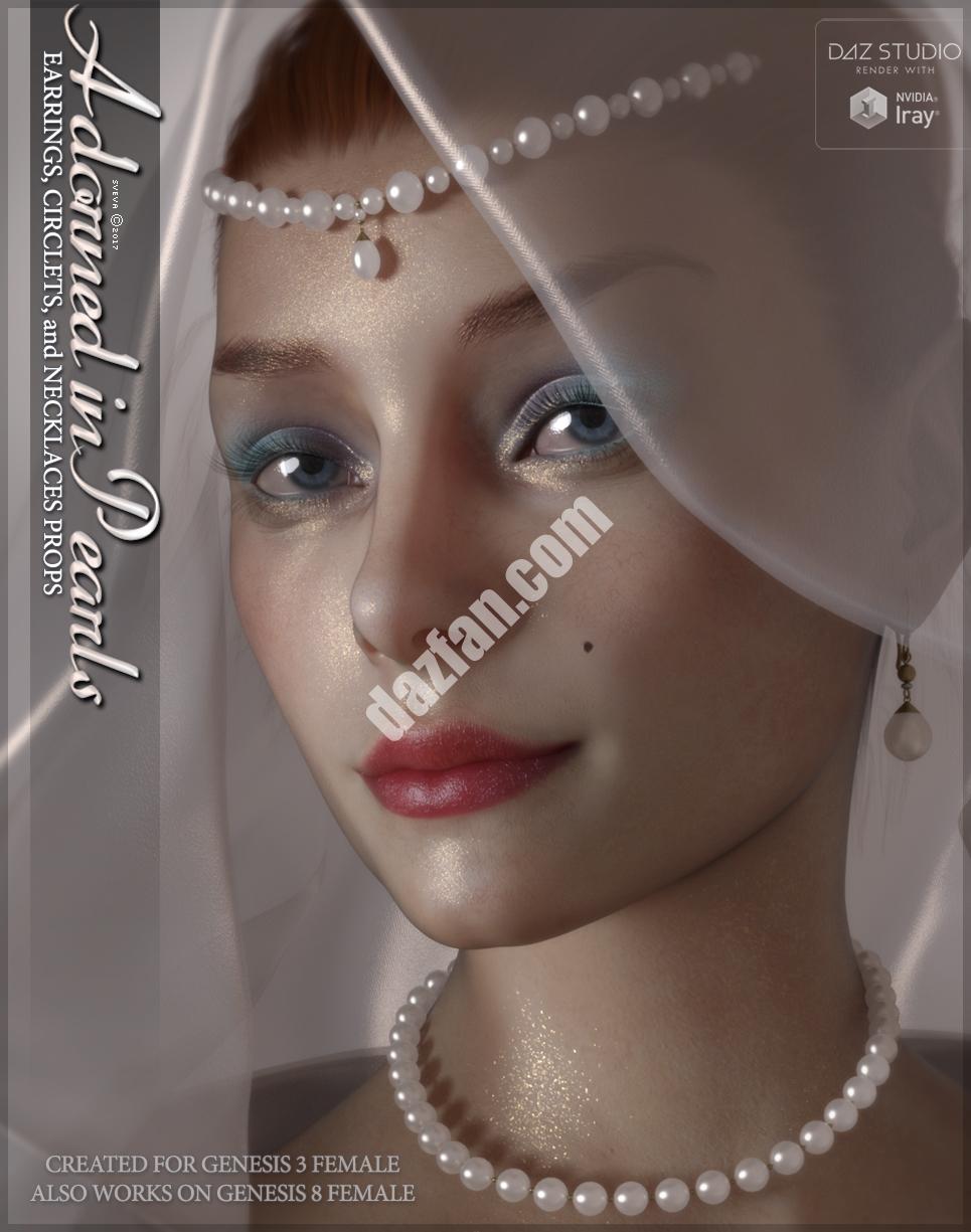 [daz服装] sv的珍珠装饰创世纪3女-DAZ爱好者