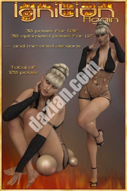 [daz姿势] 再次点燃 – G3F V7-DAZ爱好者