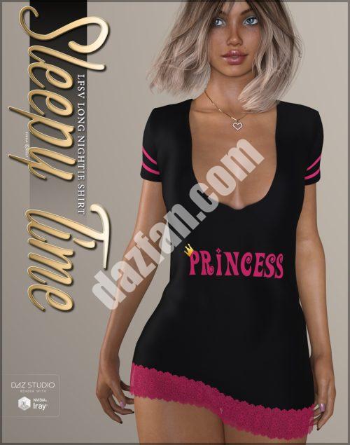 [daz服装] 长睡衣的睡觉时间-DAZ爱好者