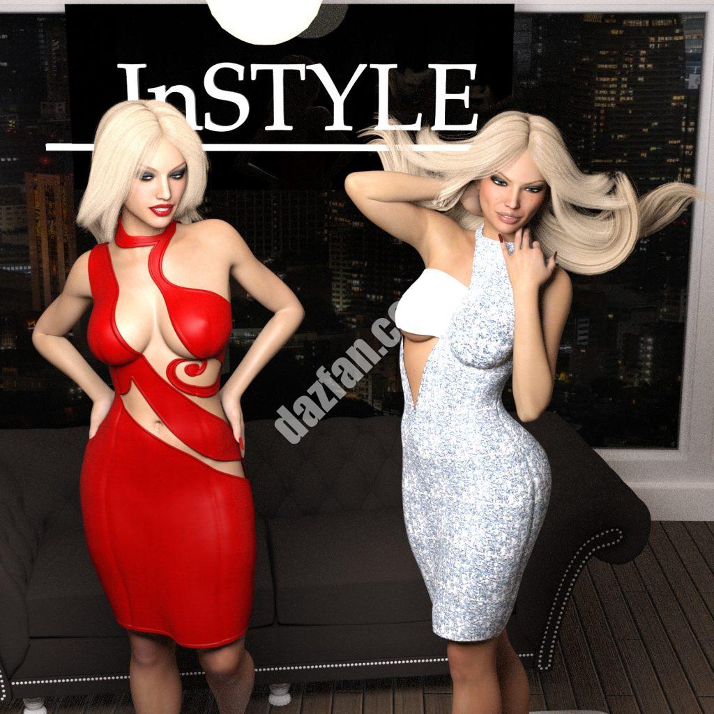 [daz服装] 时尚-铅笔裙G3F-DAZ爱好者