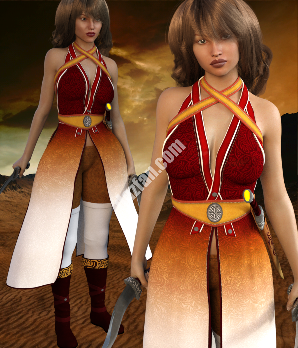 [daz服装] 撒哈拉风G3护林员-DAZ爱好者