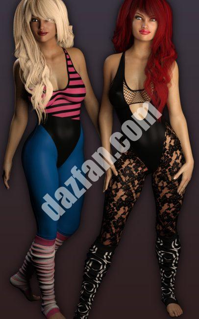 [daz服装] VERSUS -创世纪3女性运动性感-DAZ爱好者
