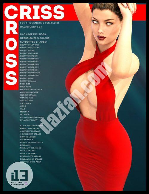 [daz服装] 创世纪3中女性的十字裙-DAZ爱好者