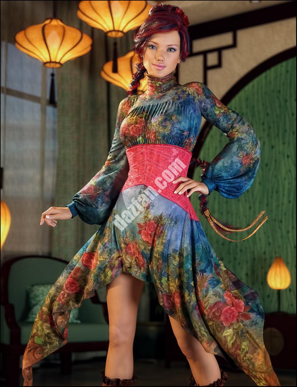 [daz服装] 东方富裕的木偶G3-DAZ爱好者