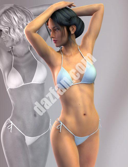 [daz服装] 红玉为维多利亚设计的比基尼-DAZ爱好者