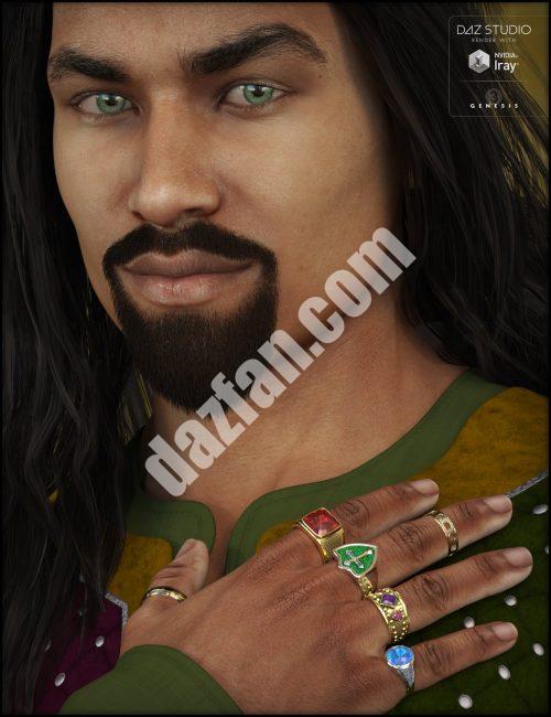 [daz服装] 创世纪3雄性的戒指收集-DAZ爱好者