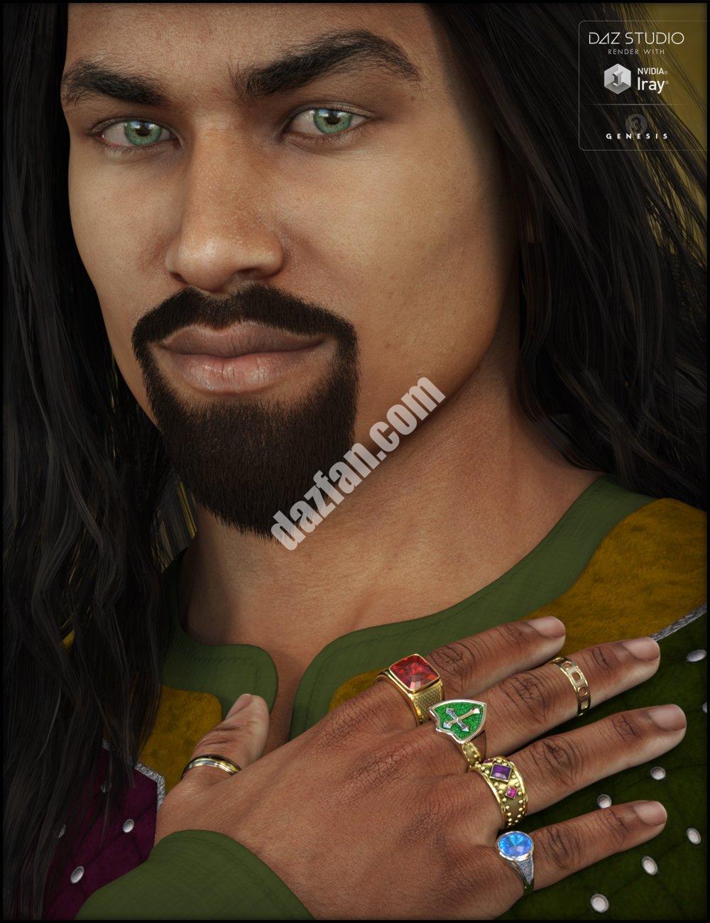 [daz服装] 创世纪3雄性的戒指收集-DAZ爱好者