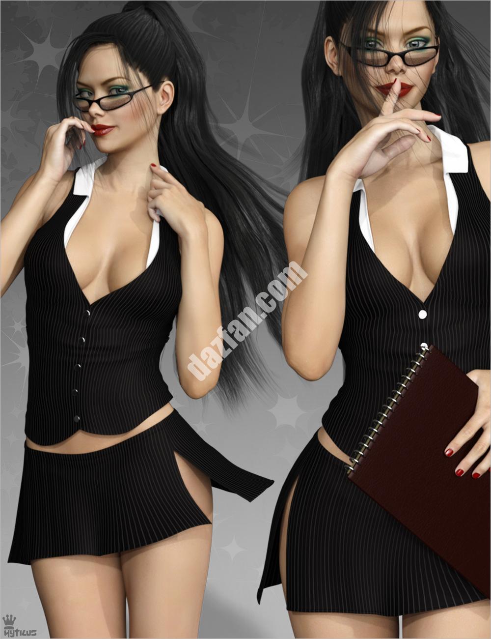 [daz服装] SecretaryG3F-DAZ爱好者