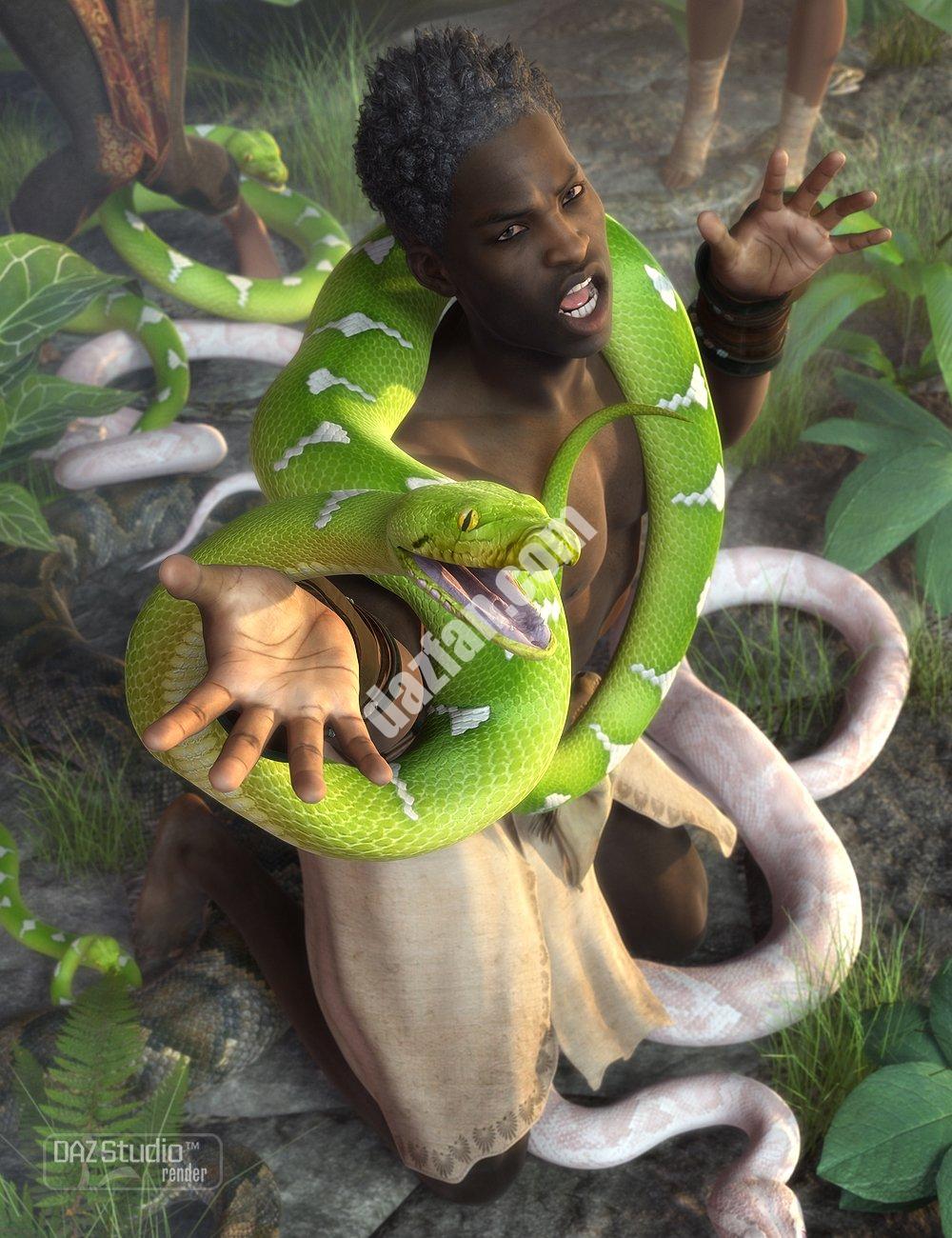 [daz插件] 变形蟒蛇-DAZ爱好者