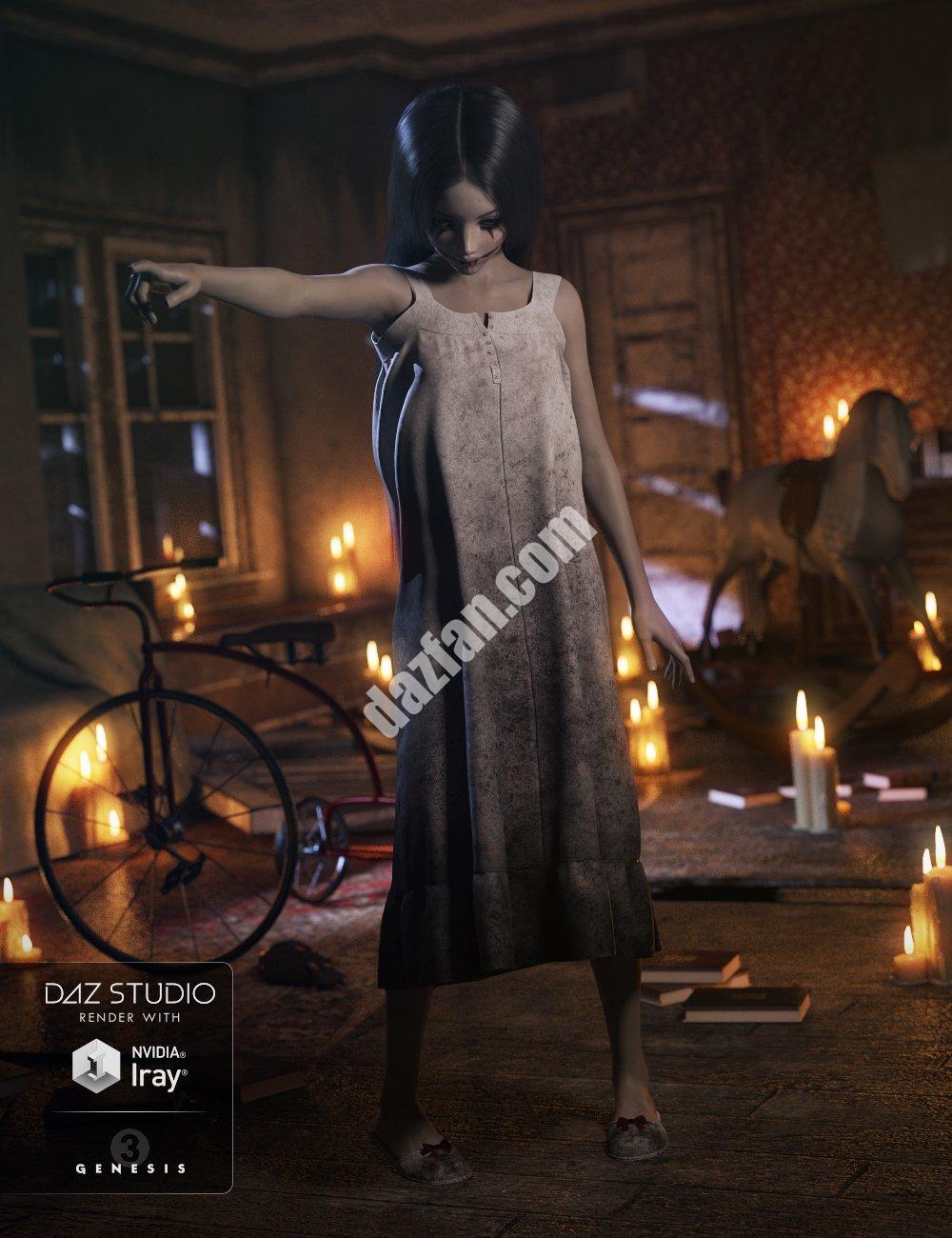 [daz服装] 《创世纪3》女性版的睡眠之夜-DAZ爱好者