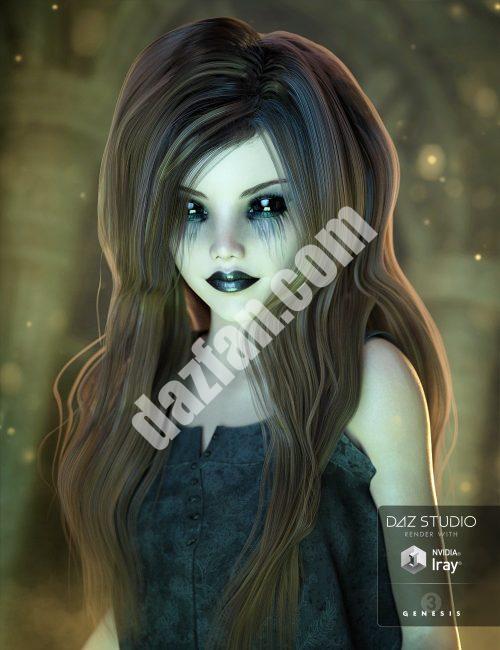 [daz发型] 创世纪3女性的Waif Hair（s）-DAZ爱好者