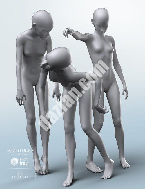 [daz姿势] Clarice的小夜惊姿势-DAZ爱好者