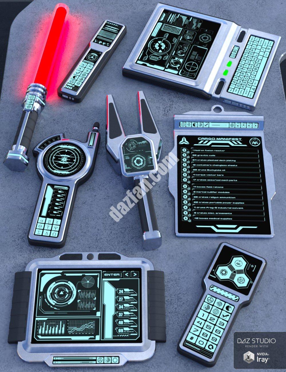 [daz道具] 《创世纪2》、《创世纪3》和《创世纪8》的科幻手办1-DAZ爱好者