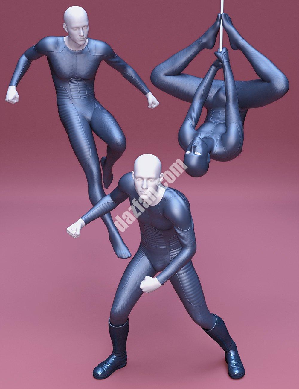 [daz角色] 超级英雄为创世纪8男-DAZ爱好者