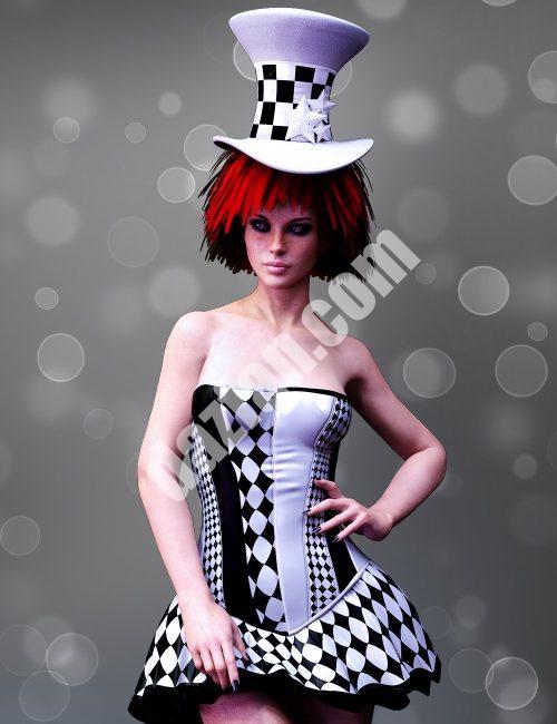 [daz服装] X Fashion dForce 万圣节服装 for 创世纪8和8.1女性-DAZ爱好者