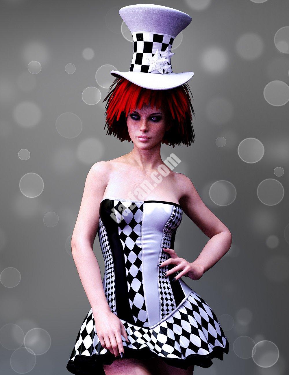 [daz服装] X Fashion dForce 万圣节服装 for 创世纪8和8.1女性-DAZ爱好者