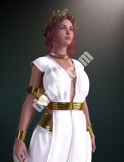 [daz合集] dForce Cassandra女神创世纪8和8.1女性套装-DAZ爱好者