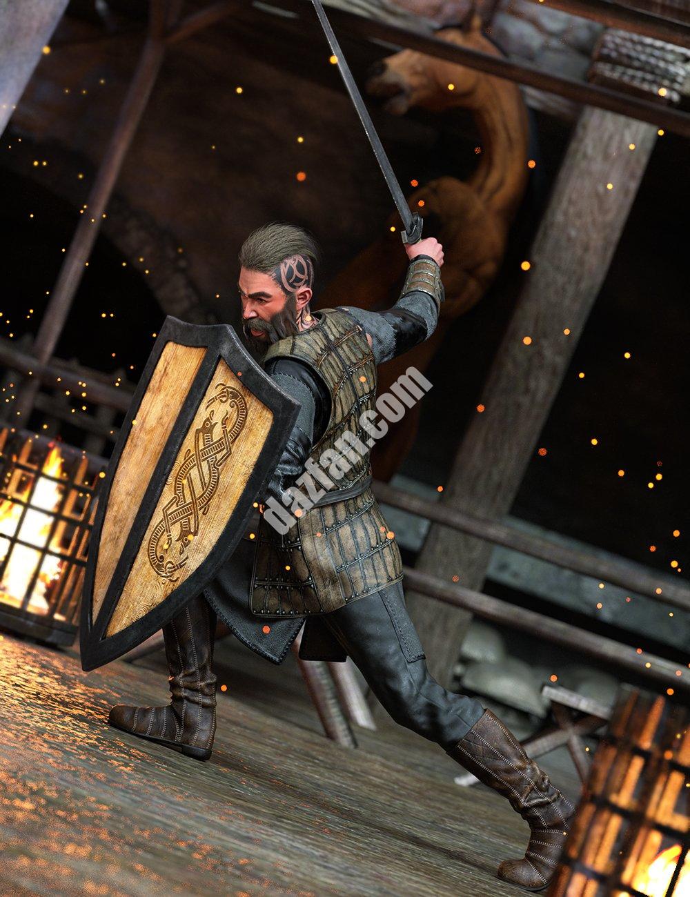 [daz服装] Ivar9的Ivar战斗层次姿势-DAZ爱好者