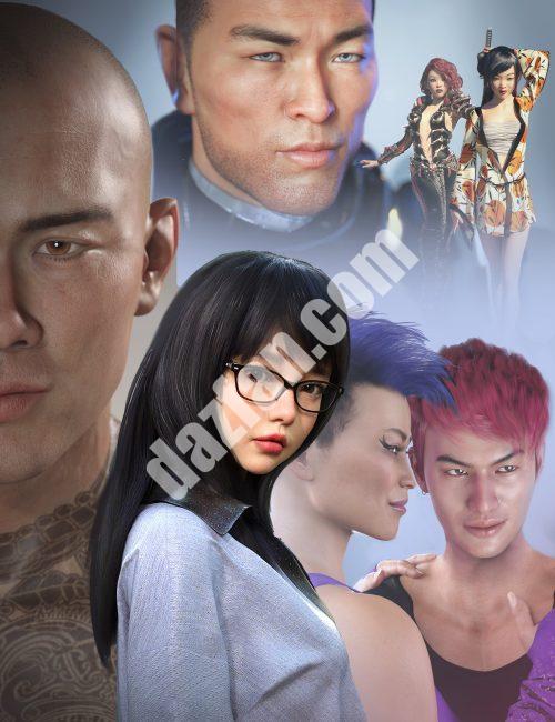 [daz合集] AAPI捆绑包-DAZ爱好者