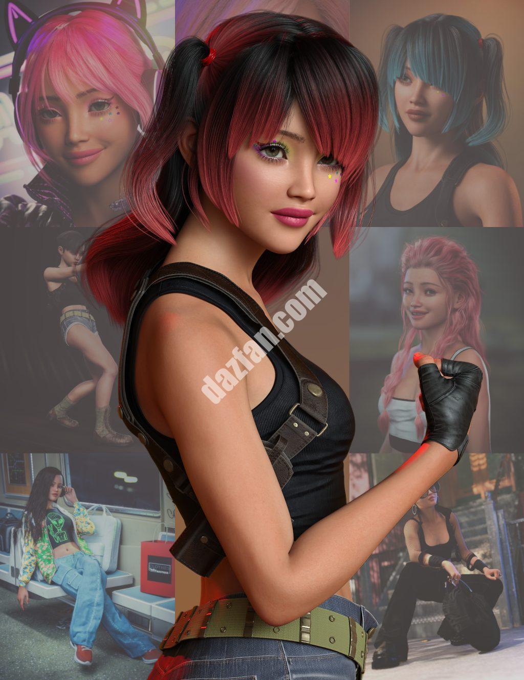 [daz合集] Ally 9捆绑包-DAZ爱好者