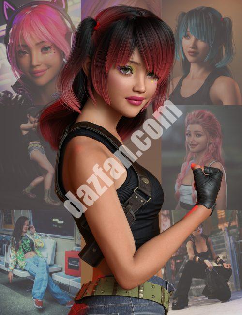 [daz合集] Ally 9捆绑包-DAZ爱好者