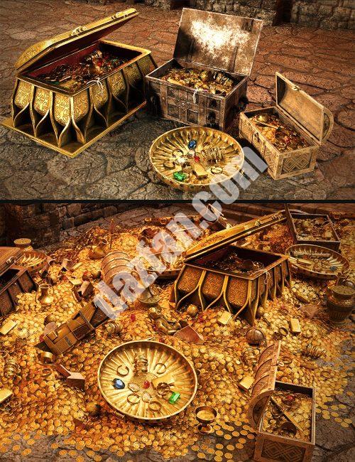 [daz道具] 古代珍宝-DAZ爱好者