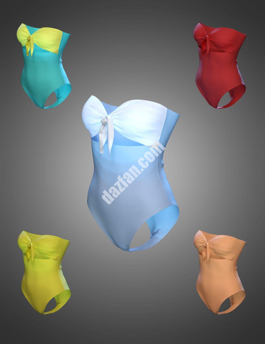 [daz服装] 海滩度假泳衣3创世纪8和8.1女性-DAZ爱好者