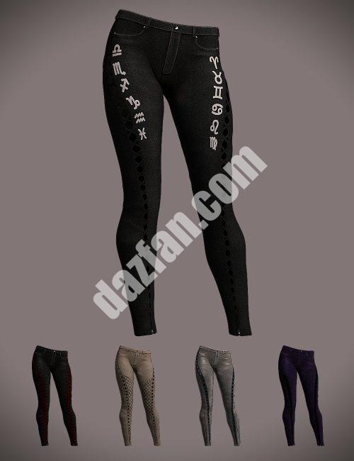 [daz服装] Blackstar Tempest Genesis 8女性套装长裤-DAZ爱好者