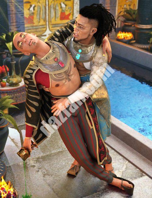 [daz服装] dForce国王诅咒服装纹理-DAZ爱好者