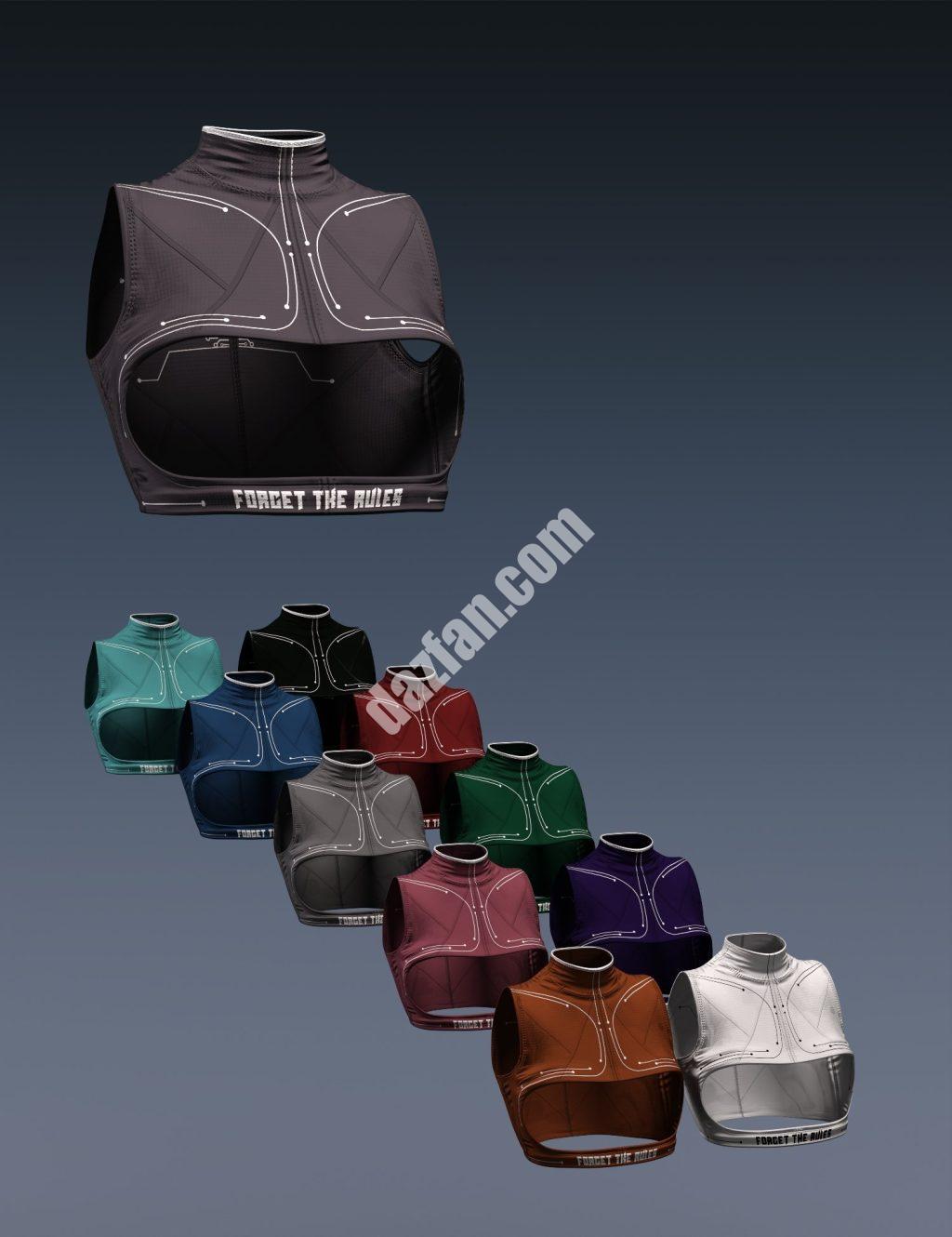 [daz服装] X Fashion 深色秘密上衣创世纪8和8.1女性-DAZ爱好者