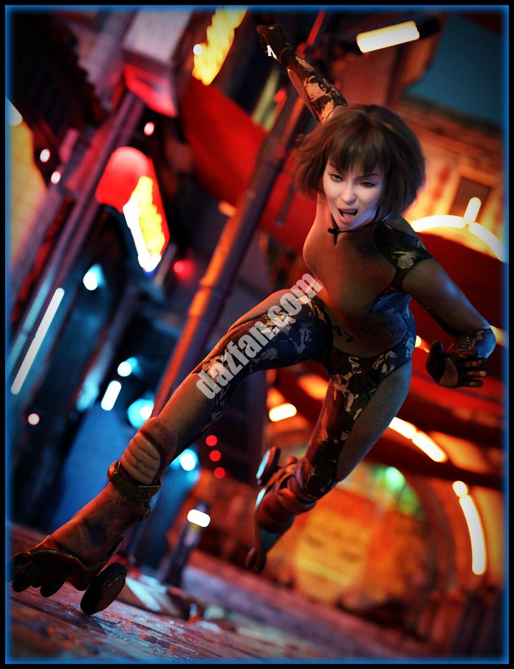 [daz合集] 创世纪9的赛博梦捆绑包Angele和Blade-DAZ爱好者