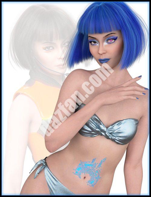 [daz角色] 创世纪9的NDD 赛博梦天使-DAZ爱好者