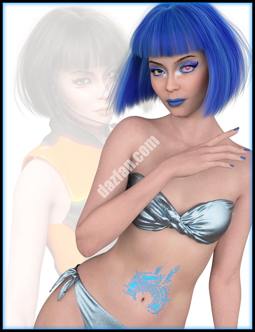 [daz角色] 创世纪9的NDD 赛博梦天使-DAZ爱好者