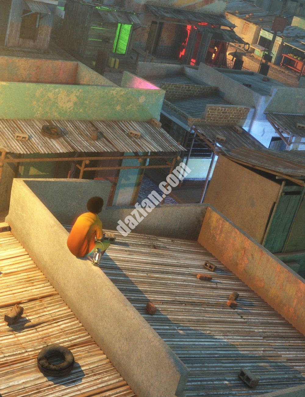 [daz场景] 青年Kola Zadu村-DAZ爱好者